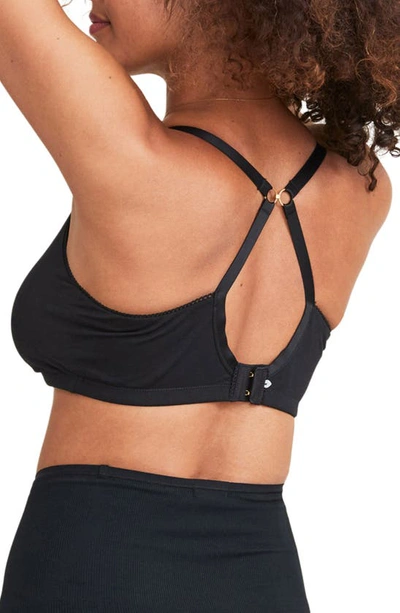 Shop Hatch The Everyday Nursing Maternity Wireless Bra In Black