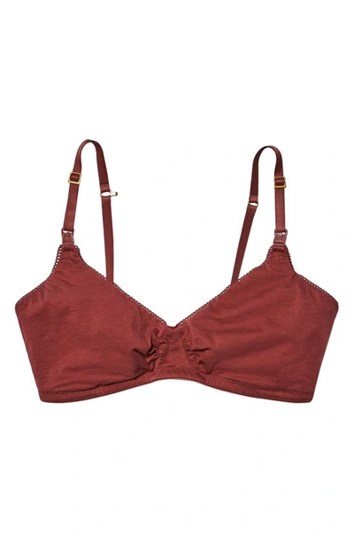 Shop Hatch The Everyday Nursing Maternity Wireless Bra In Anise