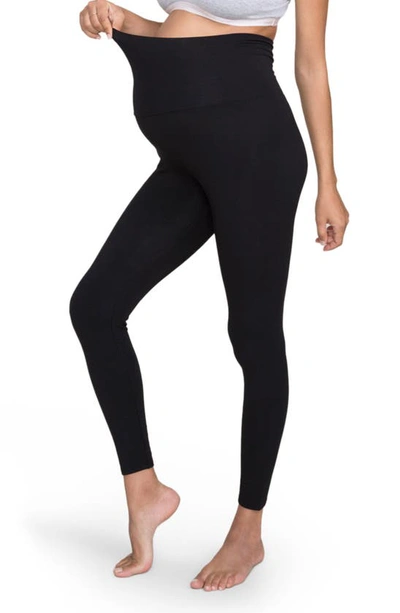 Hatch The Ultrasoft Over The Bump Maternity Leggings In Black
