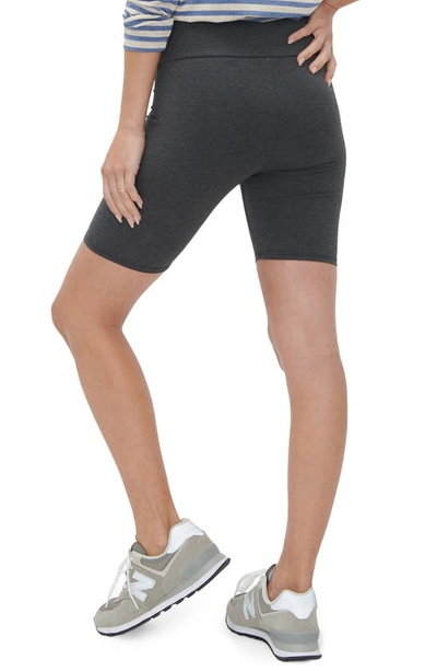 Hatch The Ultimate Maternity Bike Shorts In Charcoal