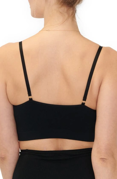 Shop Hatch The Essential Maternity Wireless Pumping And Nursing Bra In Black