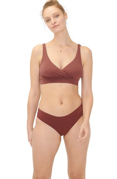 Shop Hatch The Everyday Maternity/postpartum Briefs In Anise