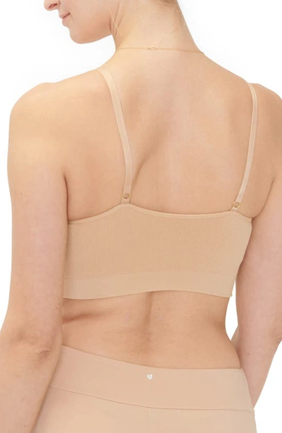 Shop Hatch The Essential Maternity Wireless Pumping And Nursing Bra In Sand