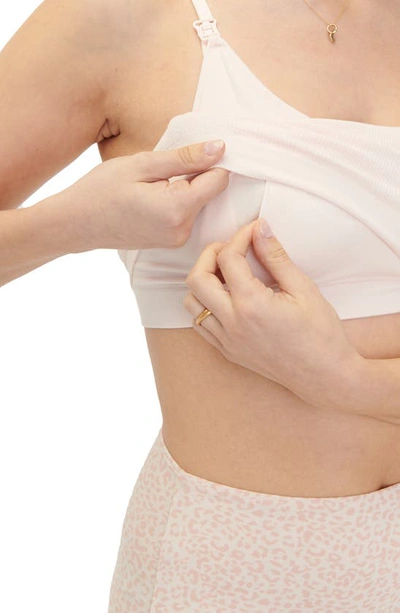 Hatch The Essential Pumping Nursing Bra In Petal