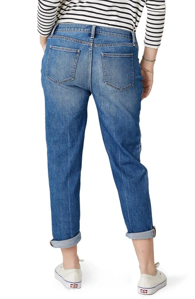 Hatch The Boyfriend Maternity Jeans In Indigo