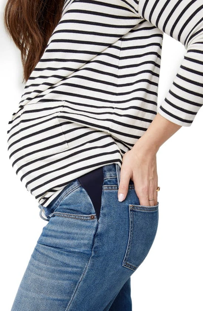 Shop Hatch The Under The Bump Boyfriend Maternity Jeans In Indigo