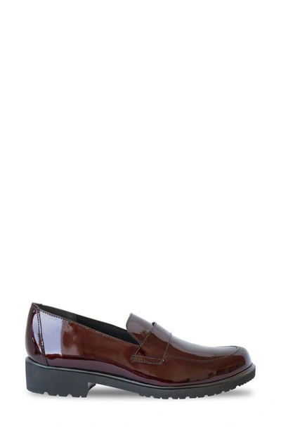 Shop Munro Geena Loafer In Ruby Patent