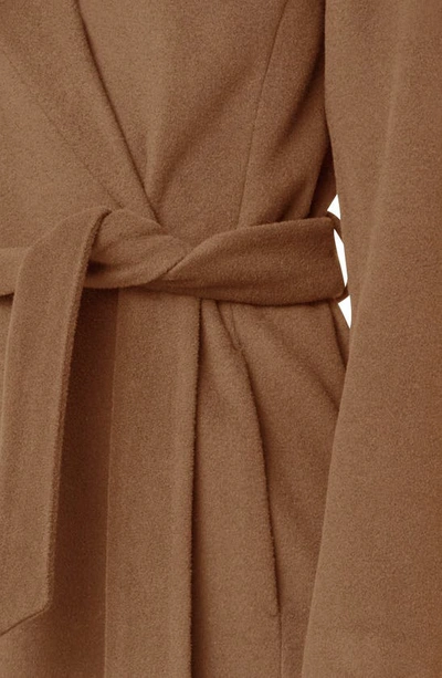 Akris Punto Wool Blend Coat In Malt