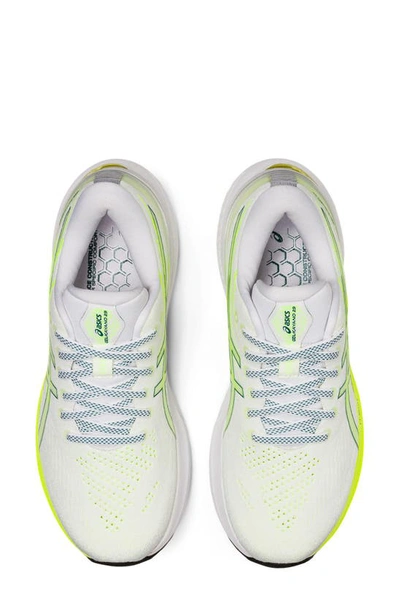 Shop Asics Gel®-kayano 29 Running Shoe In White/ Velvet Pine