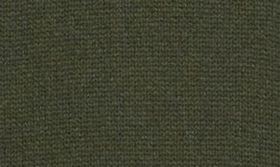 Shop Frame Cashmere Crewneck Sweater In Military Green