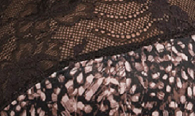 Elomi Full Figure Morgan Banded Underwire Stretch Lace Bra El4110, Online Only In Ebony