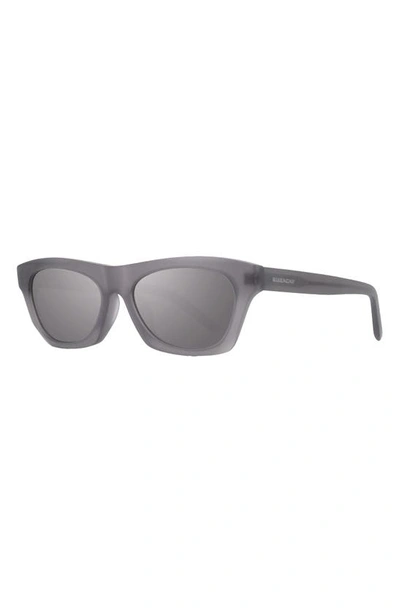 Shop Givenchy Day 55mm Square Sunglasses In Grey / Smoke Mirror