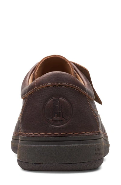 Shop Clarks Nature 5 Lace-up Sneaker In Dark Brown Leather