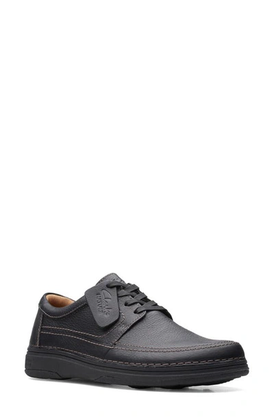 Shop Clarks Nature 5 Lace-up Sneaker In Black Leather