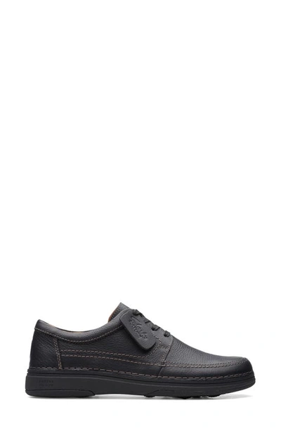 Shop Clarks Nature 5 Lace-up Sneaker In Black Leather