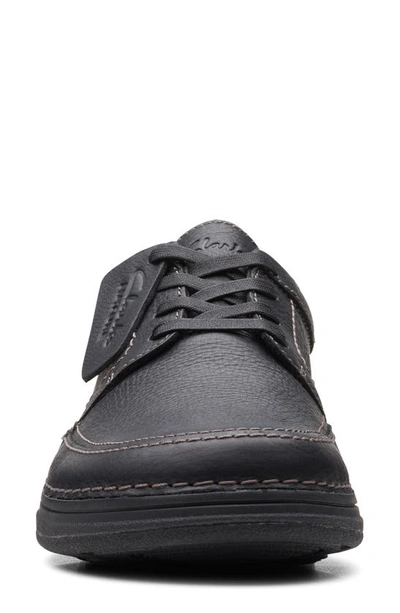 Shop Clarks Nature 5 Lace-up Sneaker In Black Leather
