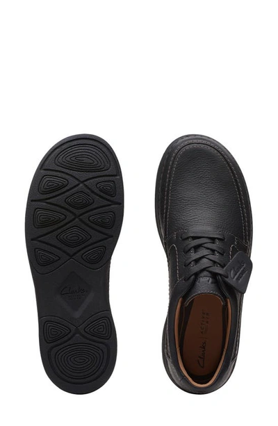 Shop Clarks Nature 5 Lace-up Sneaker In Black Leather