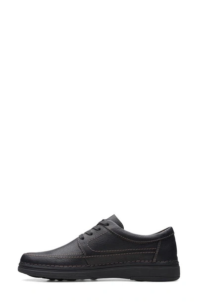 Shop Clarks Nature 5 Lace-up Sneaker In Black Leather