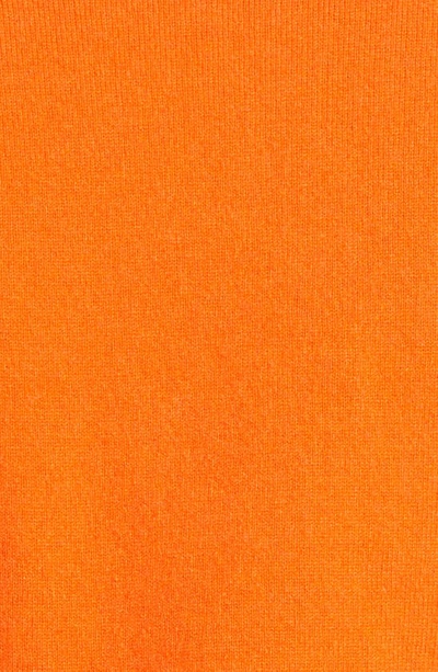 Shop Meryll Rogge Crop Two-piece Cashmere Sweater Set In Orange