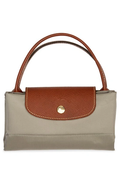 Le Pliage Cuir XS / Mini Top Handle Bag Turtledove (L1500757)