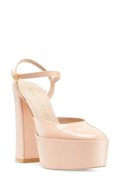 Shop Stuart Weitzman Skyhigh 145 Platform Pump In Poudre