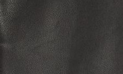 Balmain Zipped Leather Biker Jacket In 0pa 0pa Noir
