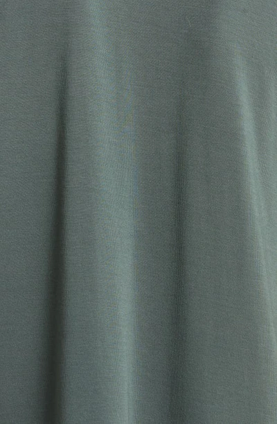 Shop Eberjey Gisele Relaxed Jersey Knit Short Pajamas In Kelp/ Black