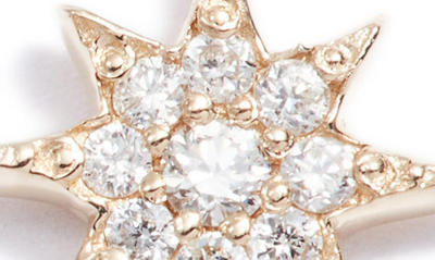 Shop Anzie North Star Pendant Charm In Gold/ Diamond
