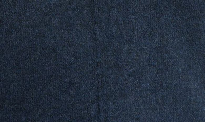 Vince Camuto Extended Shoulder Colorblock Sweater In Vintage Blue/ Silver Hthr