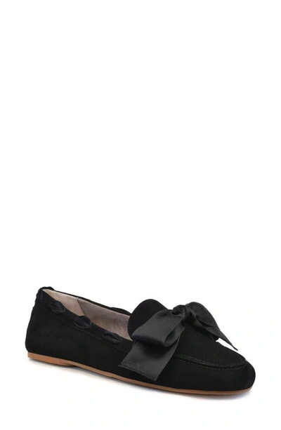 Shop Amalfi By Rangoni Dream Suede Loafer In Black Cashmere Suede
