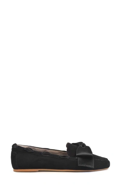Shop Amalfi By Rangoni Dream Suede Loafer In Black Cashmere Suede