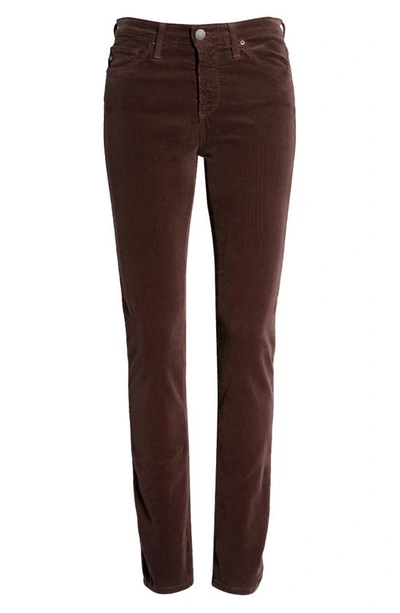 Shop Ag 'prima' Corduroy Skinny Pants In Rich Oak