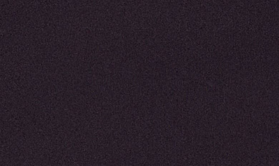 Susana Monaco Shirred Long Sleeve Crop Top In Midnight