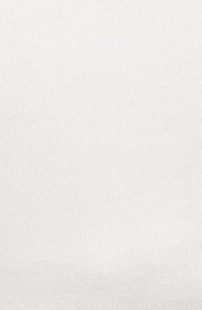 Endless Rose Ribbed Mock Neck Top In White