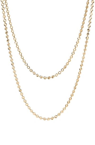 Shop Lana Miami Double Layer Necklace In Yellow