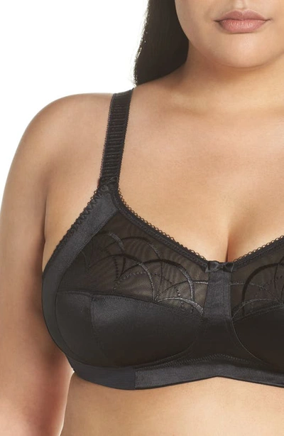 Elomi Cate Full Figure Soft Cup Bra In Black