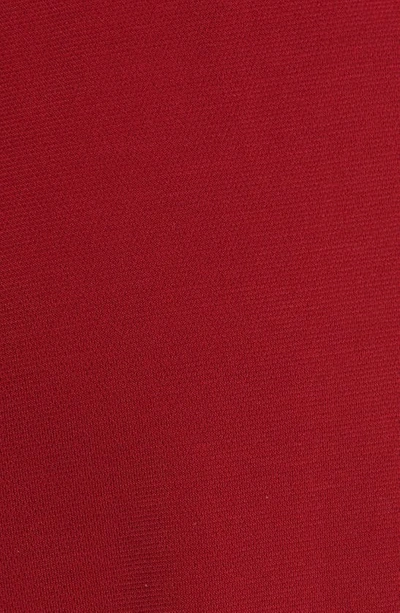 Max Mara Jersey Turtleneck Top In Ruby