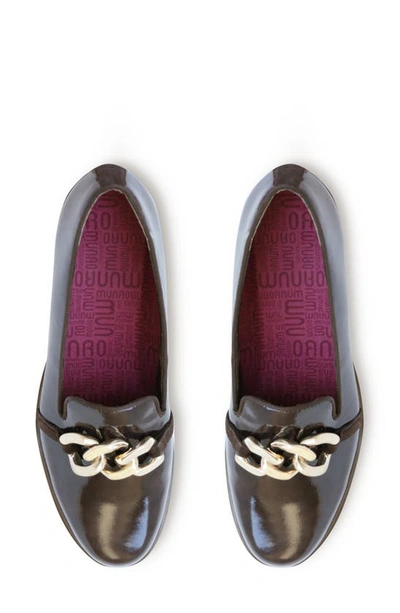 Shop Munro Viv Lug Loafer In Tan Patent Leather