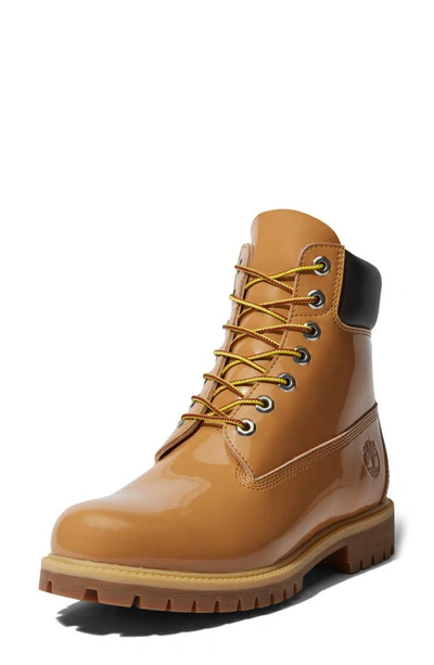 Shop Timberland X Veneda Gender Inclusive Carter Waterproof Lace-up Boot In Wheat