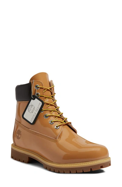 Shiny hotsell timberland boots