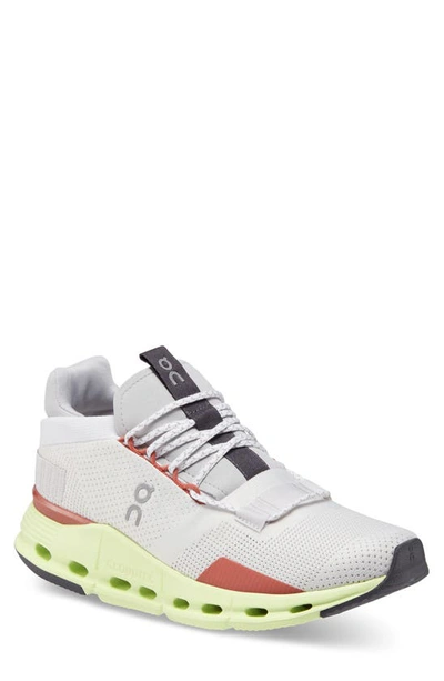 Shop On Cloudnova Sneaker In White/ Limelight