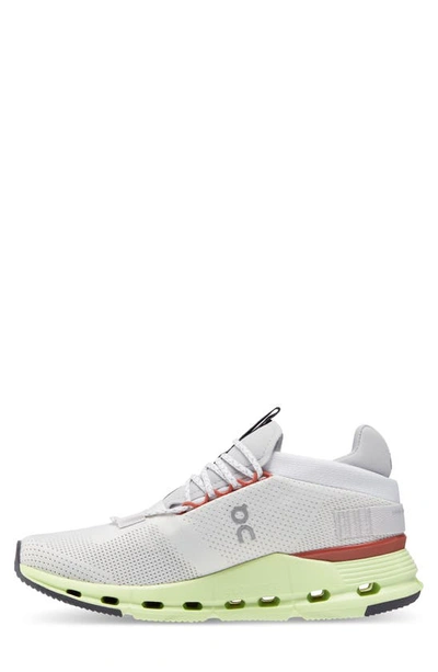 Shop On Cloudnova Sneaker In White/ Limelight