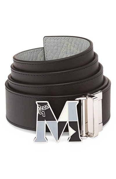 Mcm Reversible M-Buckle Monogram Belt ($295) ❤ liked on Polyvore featuring  men's fashion, men's accessories, men's b…