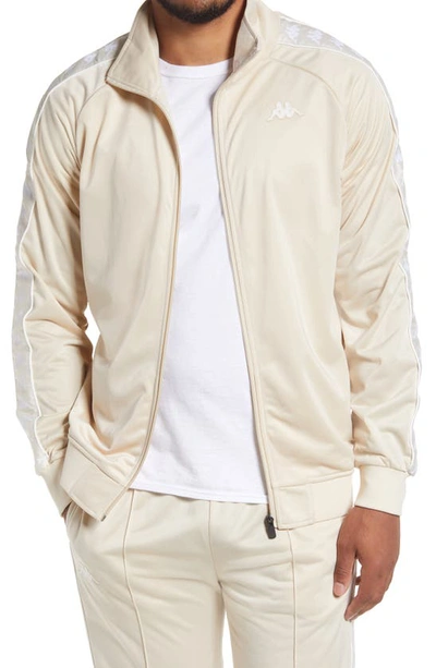 Kappa 222 Banda Anniston Track Jacket In Beige Almond-bright White |  ModeSens