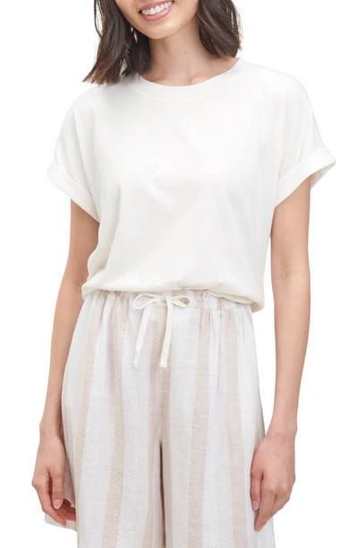 Splendid Recycled Blend Crewneck T-shirt In White