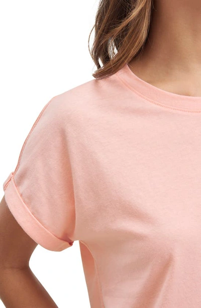 Shop Splendid Skye T-shirt In Peach Blossom