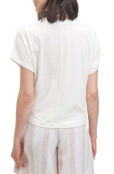 Splendid Recycled Blend Crewneck T-shirt In White