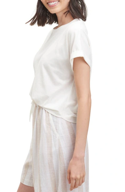 Splendid Recycled Blend Crewneck T-shirt In White
