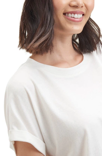 Splendid Recycled Blend Crewneck T-shirt In White