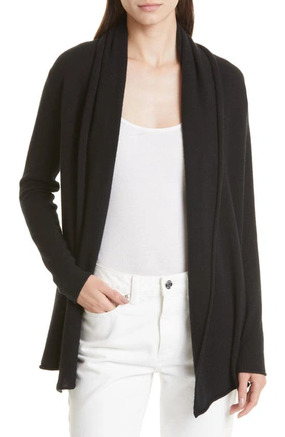 Shop Club Monaco Cristina Shawl Collar Cashmere Cardigan In Black